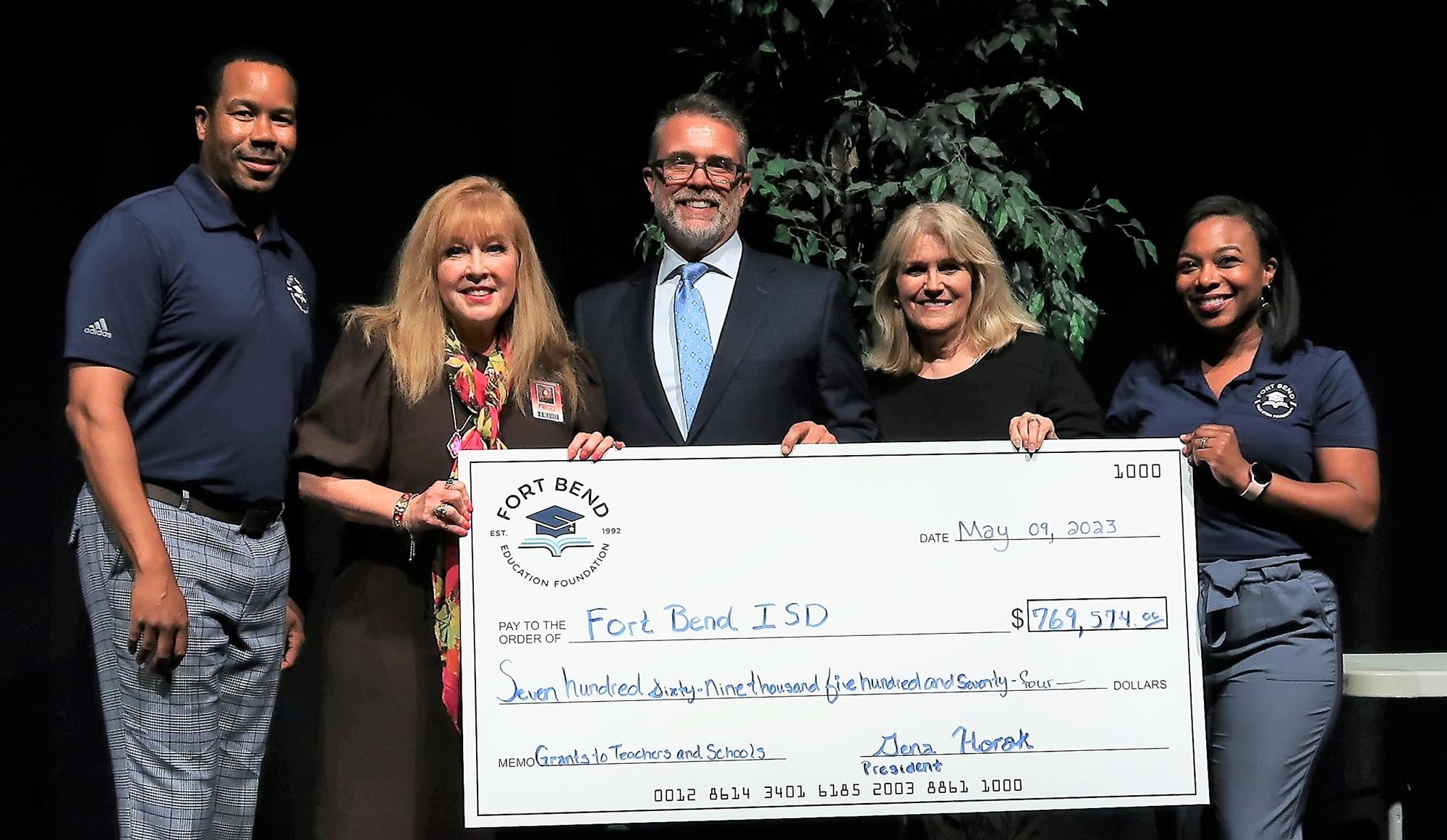 Grant Check Presentation 2
